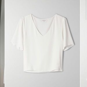 Babaton Randy Blouse in White/S